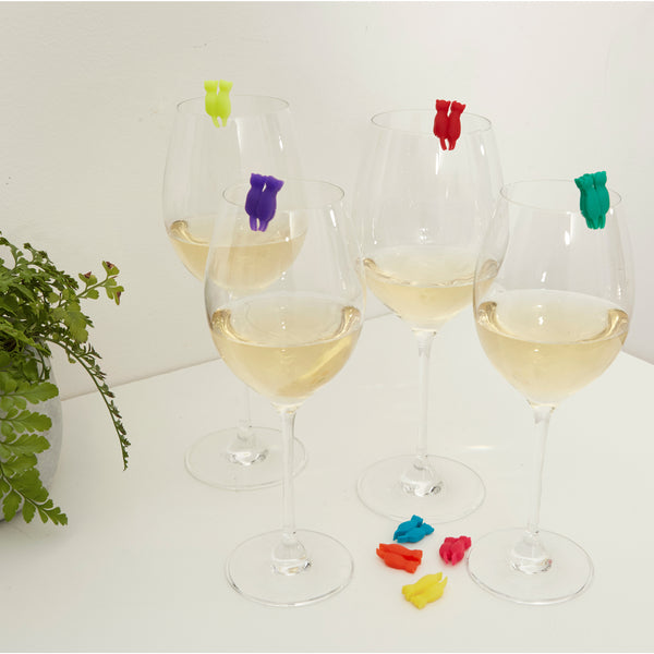 Kikkerland Rainbow Cat Drink Markers