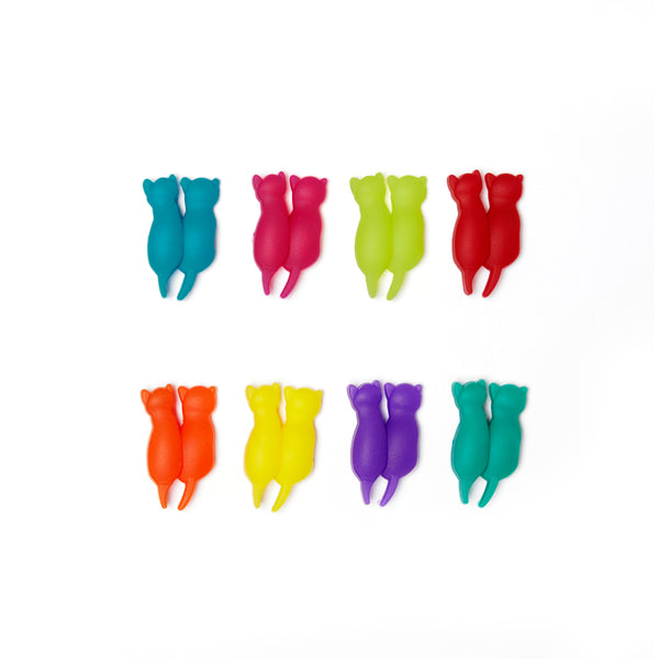 kikkerland Rainbow Cat Drink Markers
