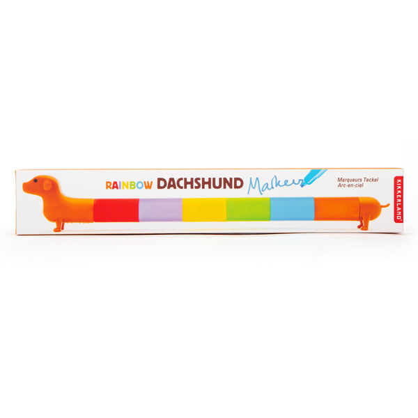 Kikkerland Rainbow Dachshund Markers