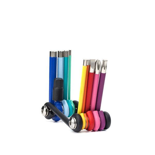 Kikkerland Rainbow Multi-Tool Set