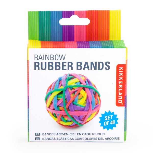 Kikkerland Rainbow Rubberbands