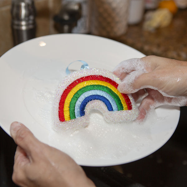 Kikkerland Rainbow Sponges