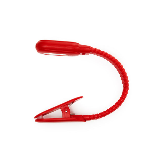 kikkerland Rechargable Booklight Red