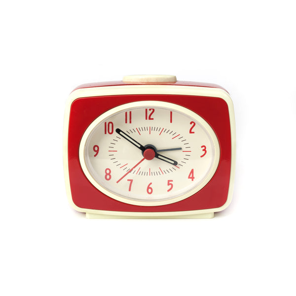 kikkerland Red Classic Alarm Clock