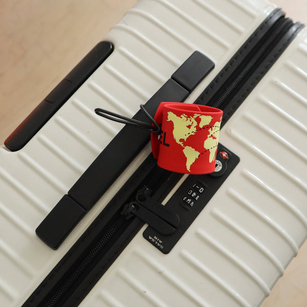 Kikkerland Red Slap Luggage Tag