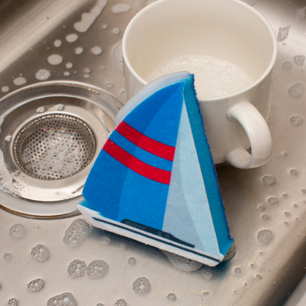 Kikkerland Sail Away Sponge Set