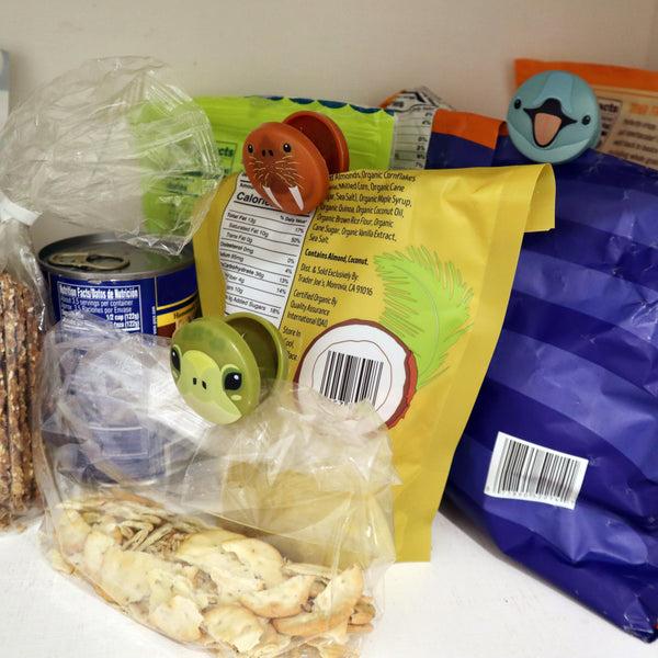 Kikkerland Sea Animal Bag Clips