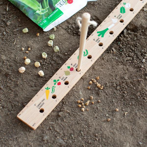kikkerland Seeding Ruler & Dibber