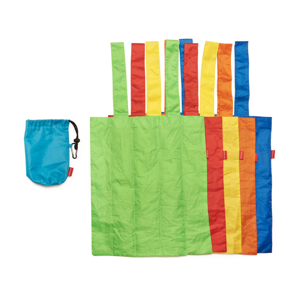 Kikkerland Set Of 5 Shopping Bags