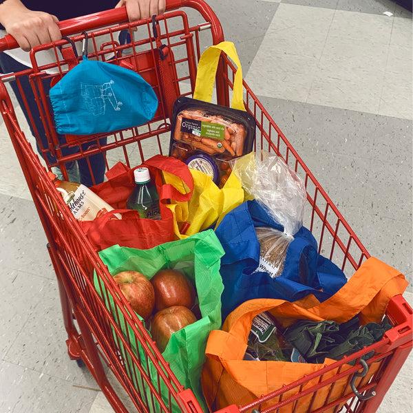 Kikkerland Set Of 5 Shopping Bags