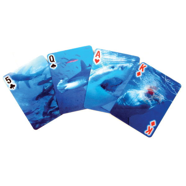 Kikkerland Shark 3D Playing Cards
