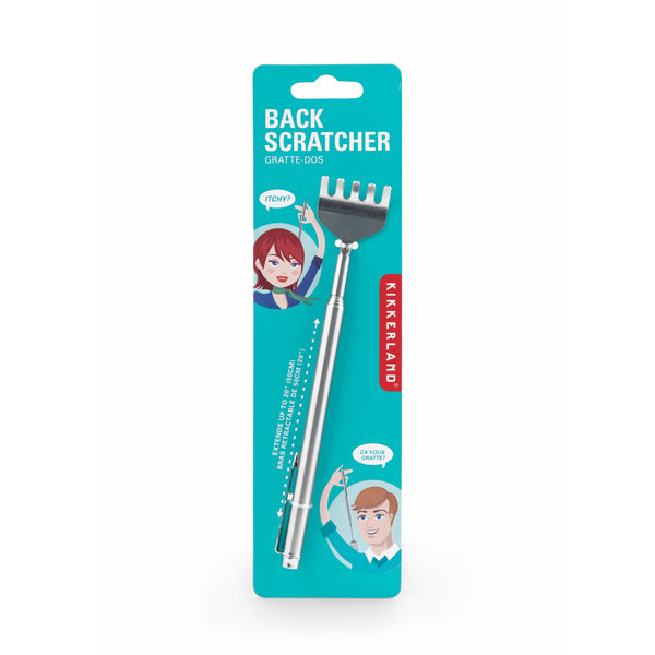 Kikkerland Silver Telescopic Back Scratcher