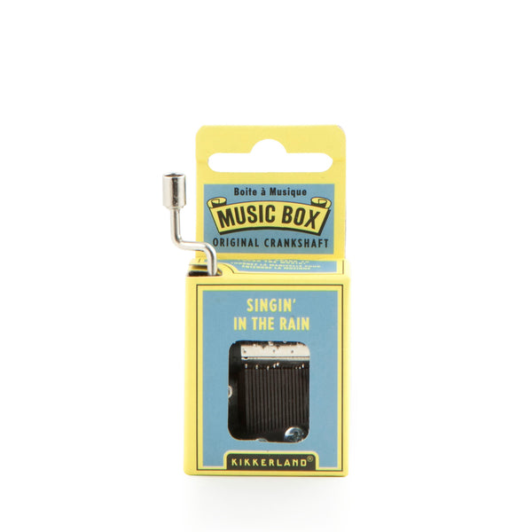 kikkerland Singing In The Rain Music Box