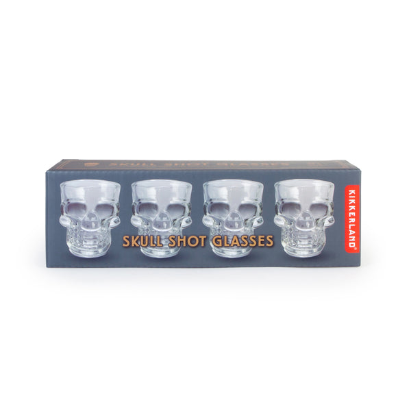 kikkerland Skull Shot Glasses