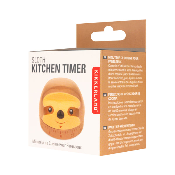Kikkerland Sloth Kitchen Timer