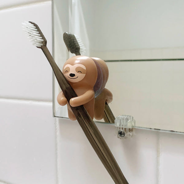 Kikkerland Sloth Toothbrush Holder