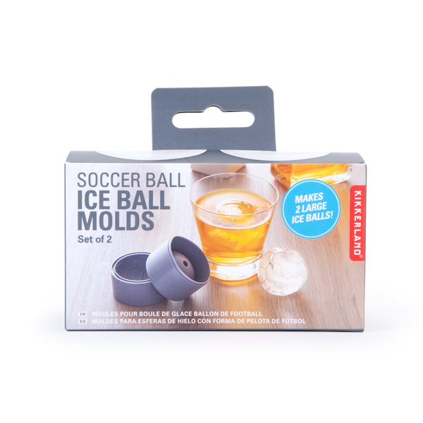 kikkerland Soccer Ball Ice Ball Molds