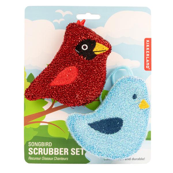 Kikkerland Songbird Scrubber Set