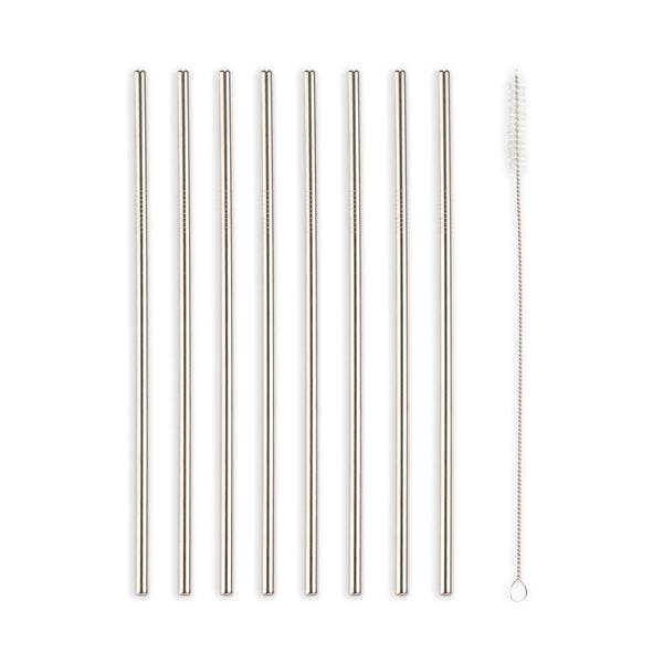 Kikkerland Stainless Steel Straws