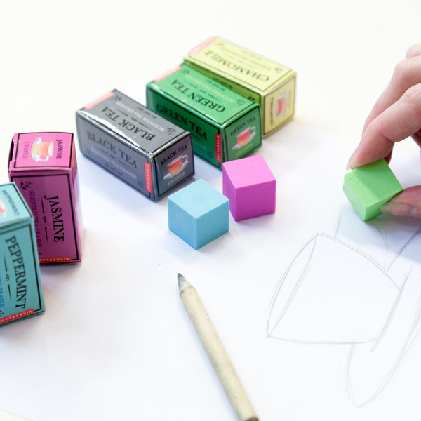 Kikkerland Tea Scented Erasers
