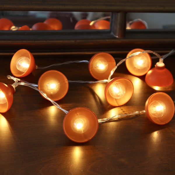 Kikkerland Terracotta String Lights 10 Ft