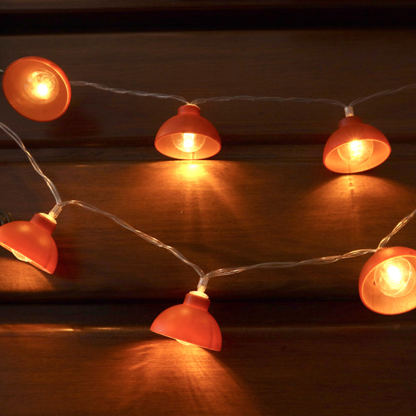 kikkerland Terracotta String Lights 10 Ft