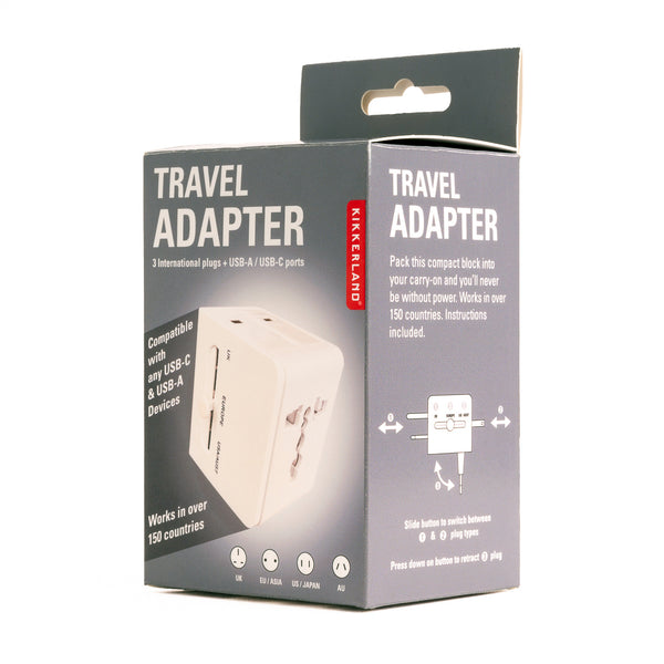 Kikkerland Travel Adapter