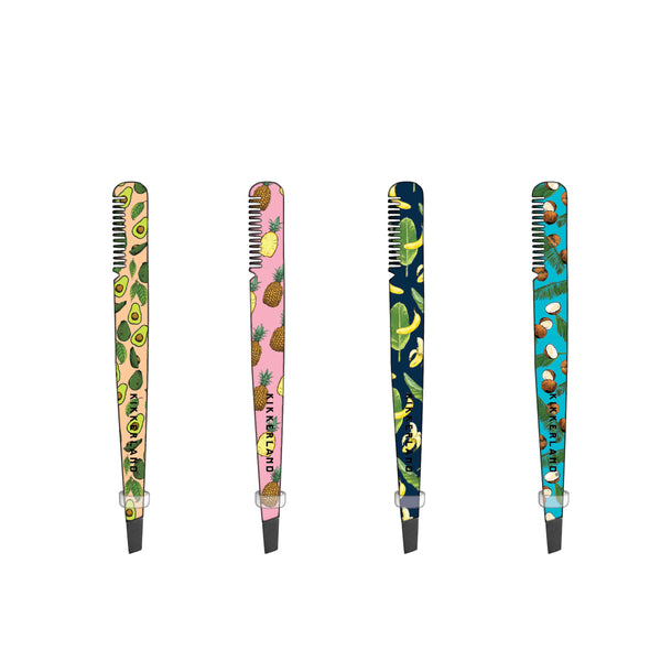 kikkerland Tropical 2-in-1 Brow Tool