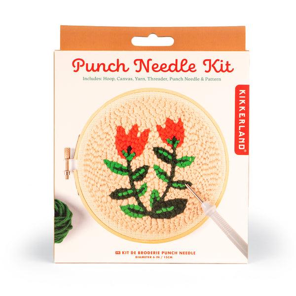 Kikkerland Tulips Punch Needle Kit