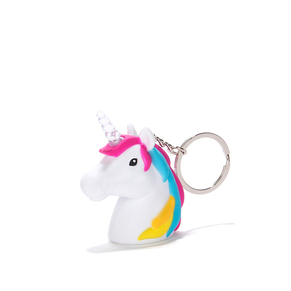 kikkerland Unicorn LED & Sound Keychain