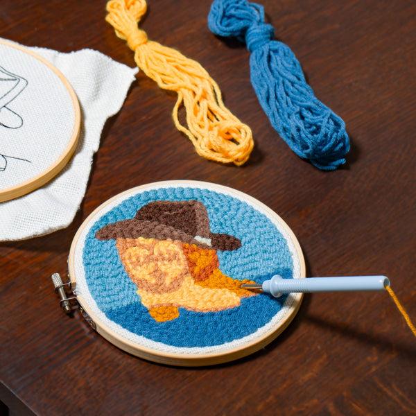 Kikkerland Western Punch Needle