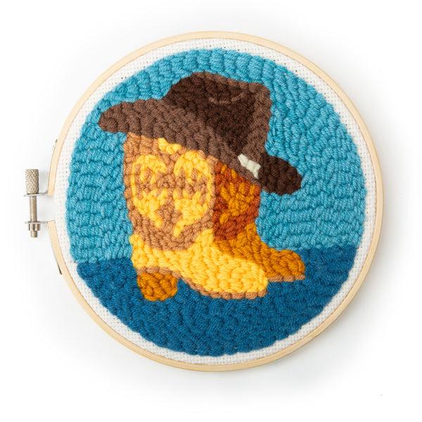 kikkerland Western Punch Needle