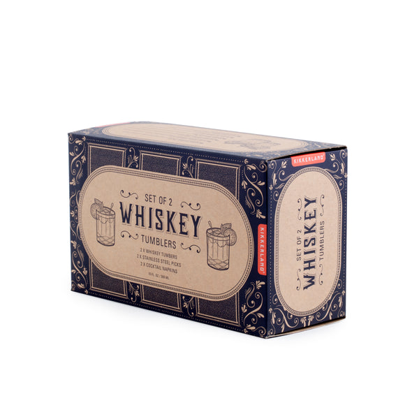 Kikkerland Whiskey Tumblers