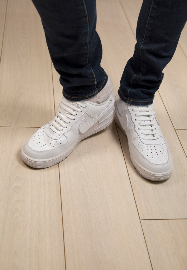 Kikkerland White No-Tie Shoe Bands