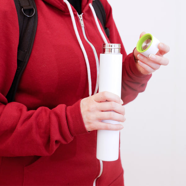 Kikkerland White Slim Bottle