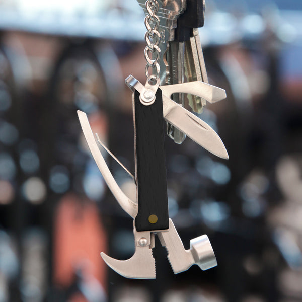 Kikkerland Wood Mini Hammer Multi-tool