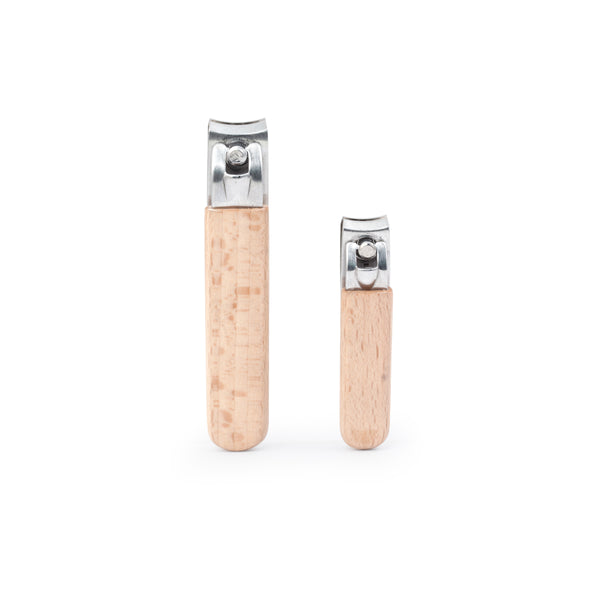 Kikkerland Wood Nail Clipper Set