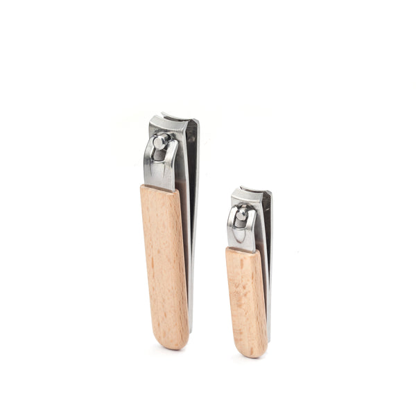 Kikkerland Wood Nail Clipper Set