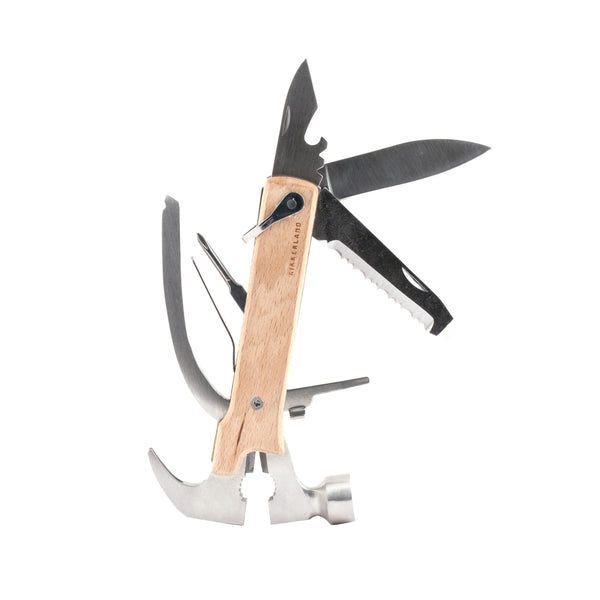 Kikkerland Wooden Hammer Multi-Tool