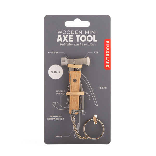 Kikkerland Wooden Mini Axe Tool