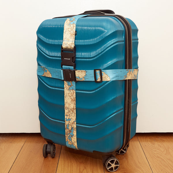 kikkerland World Traveler Luggage Straps