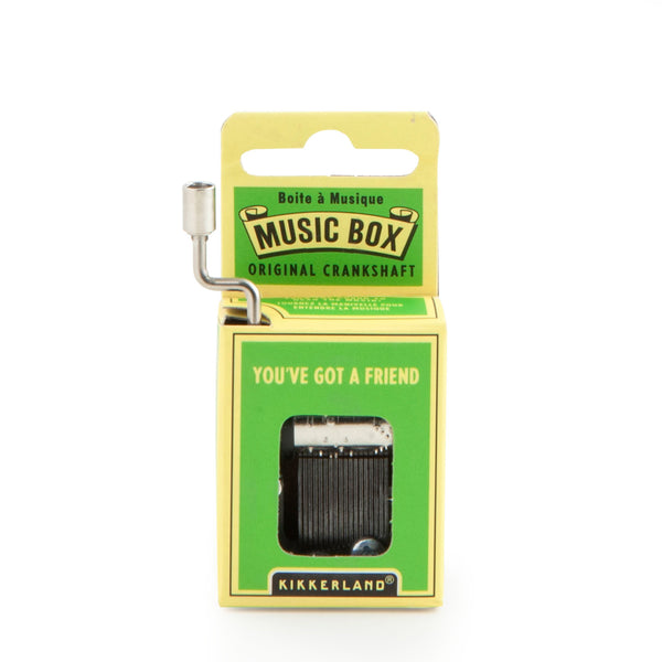 kikkerland You've Got A Friend Music Box