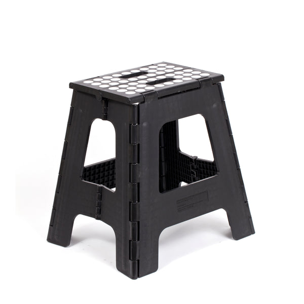 kikkerland Rhino® II Tall Folding Step Stool Black