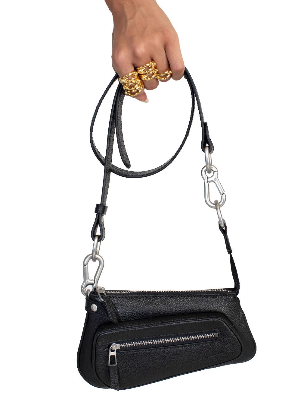 kiko kostadinov AMLEN POCHETTE - GALAXY BLACK