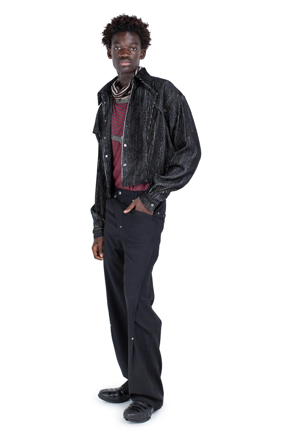 Kiko Kostadinov KRANER TROUSER - CROW BLACK