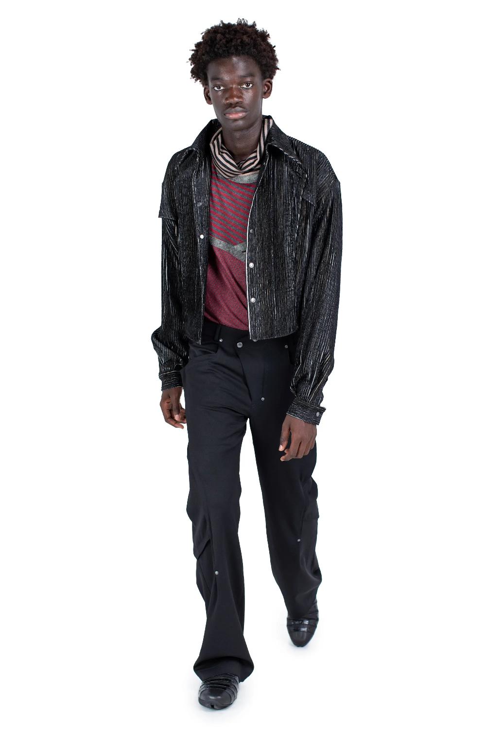 Kiko Kostadinov KRANER TROUSER - CROW BLACK