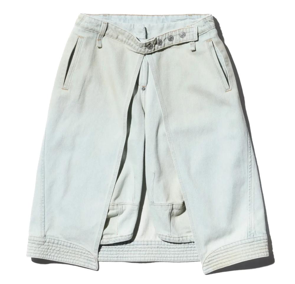 Kiko Kostadinov LEVI'S CARINA APRON SHORTS - LUPIN