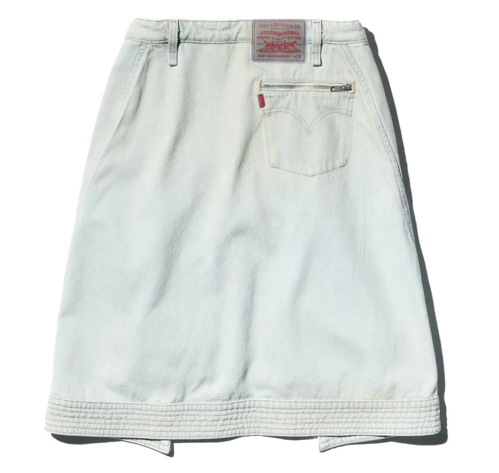 Kiko Kostadinov LEVI'S CARINA APRON SHORTS - LUPIN
