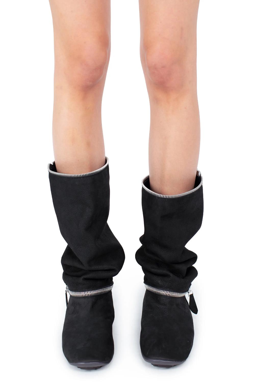 Kiko Kostadinov MODULAR DRIVING BOOTS - VOID BLACK