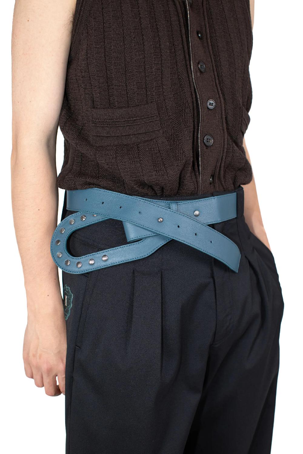 Kiko Kostadinov ORVOS BELT - PEACOCK BLUE